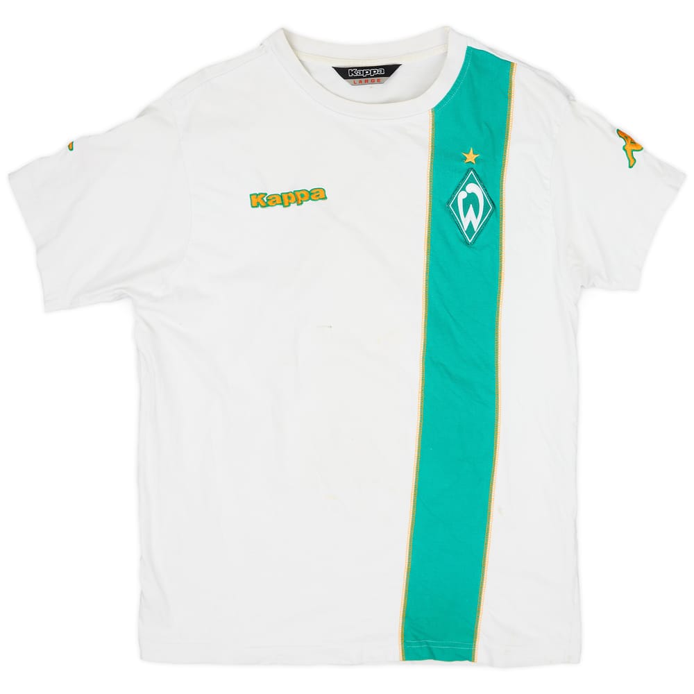 2005-06 Werder Bremen Kappa Cotton Tee - 7/10 - (L)