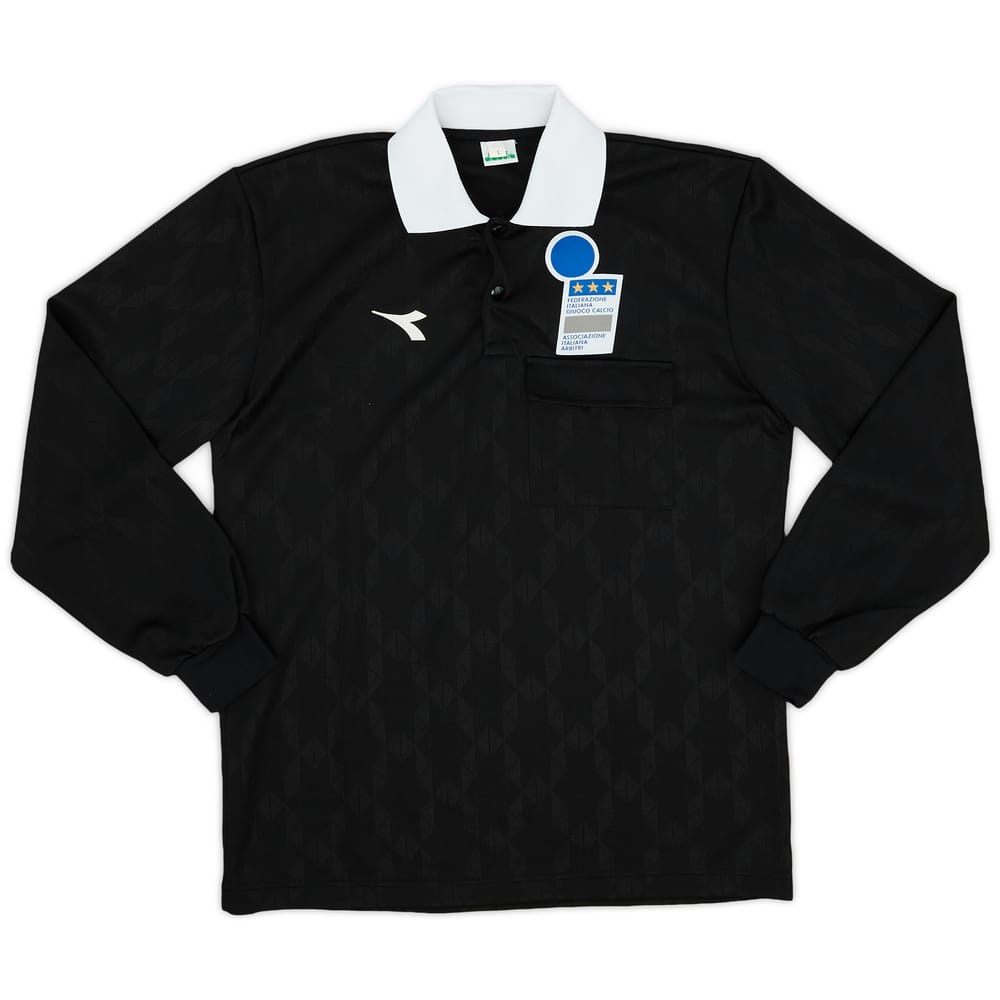 1990s Italy FIGC Diadora Referee Shirt - 8/10 - (L)