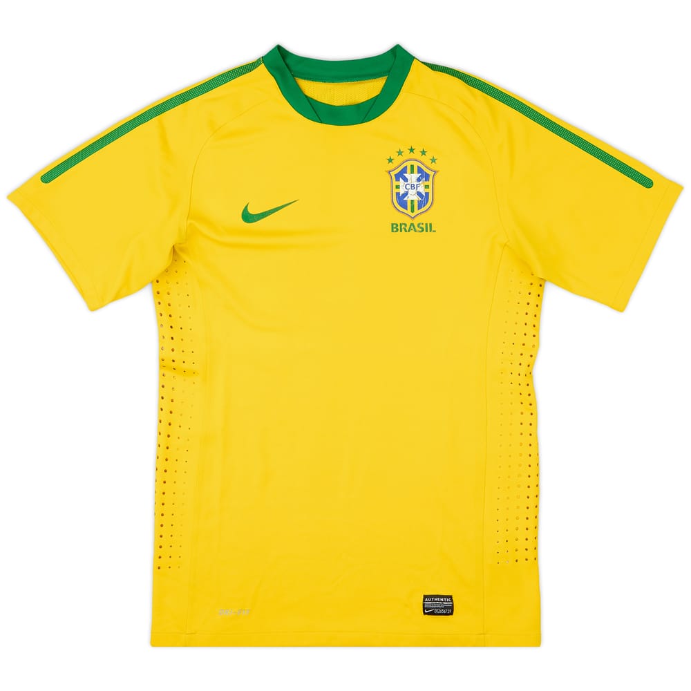 2010-11 Brazil Player Issue Home Shirt - 4/10 - (M)