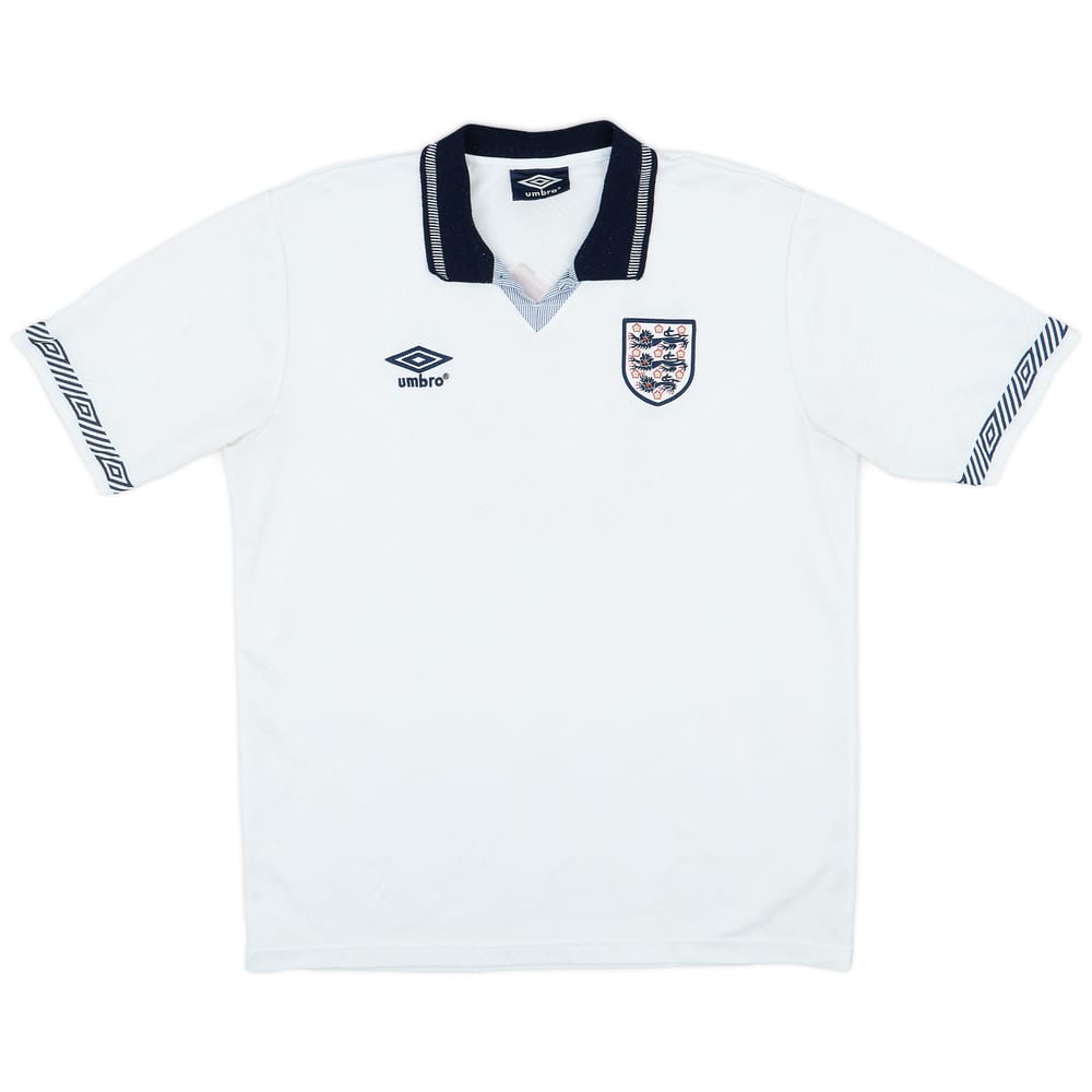 2002 England Umbro Retro 1990-92 Home Shirt #19 - 6/10 - (L)