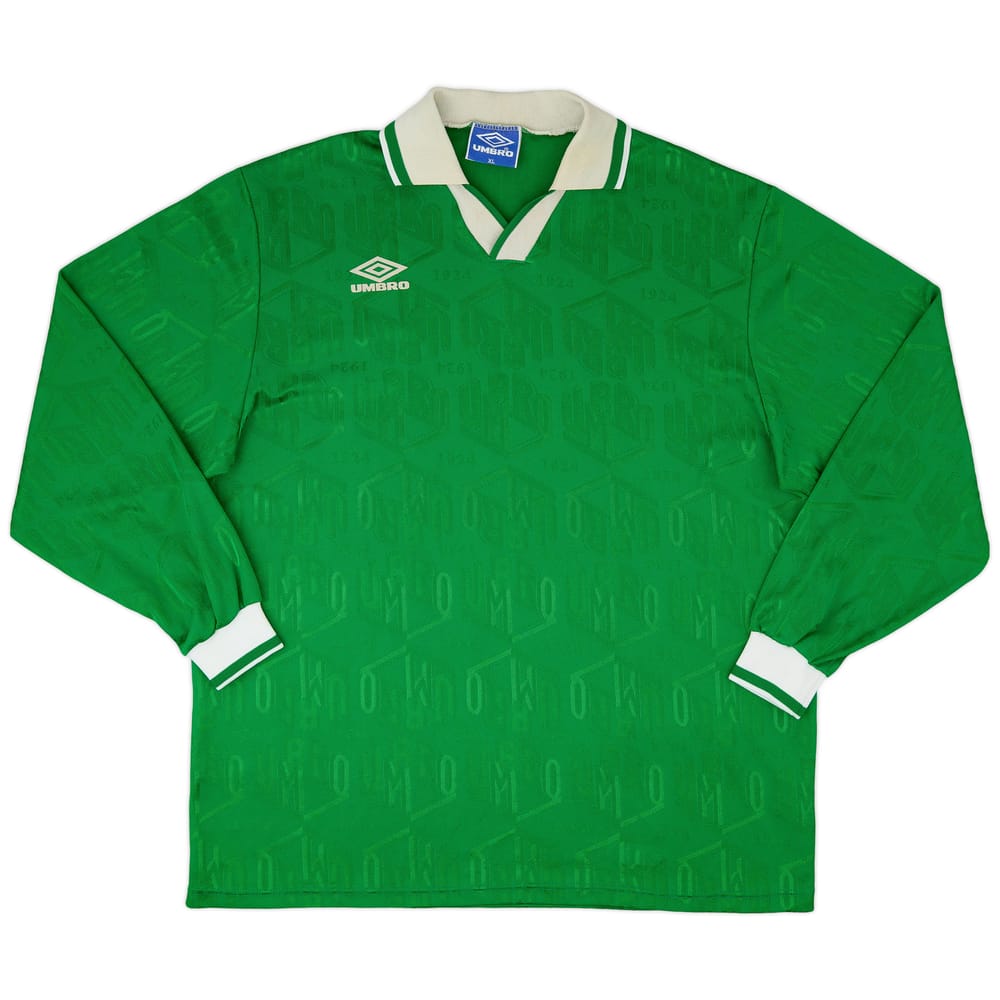 1990s Umbro Template L/S Shirt - 6/10 - (XL)