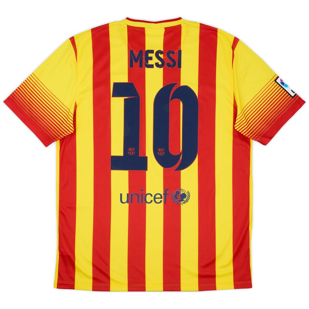 2013-15 Barcelona Away Shirt Messi #10 (L)