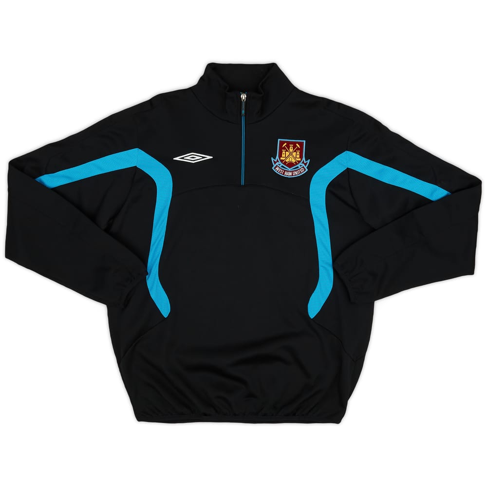 2009-10 West Ham Umbro 1/4 Zip Training Top - 9/10 - (M)