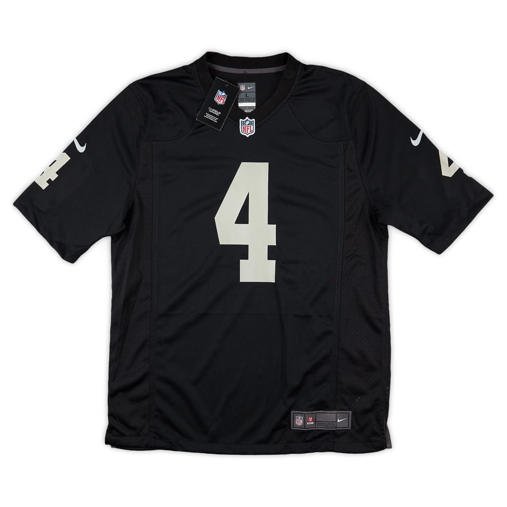 2020-22 Las Vegas Raiders Carr #4 Nike Game Jersey (Home) XL - W/Tags