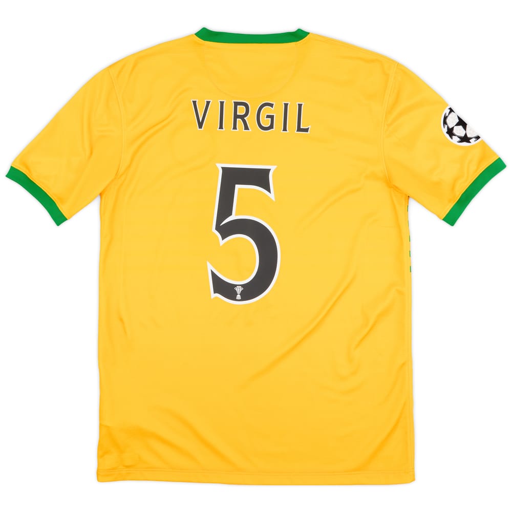 2013-14 Celtic Away Shirt Virgil #5 - 10/10 - (M)