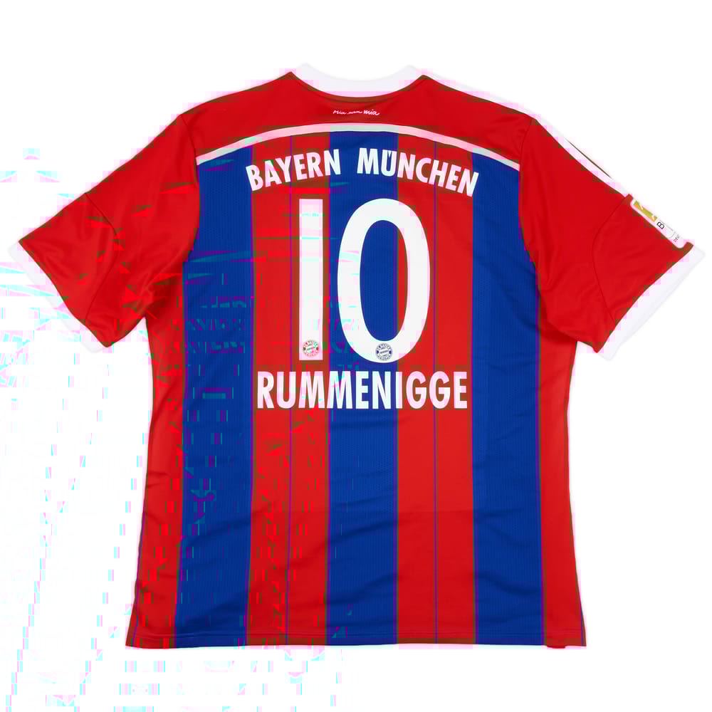 2014-15 Bayern Munich Home Shirt Rummenigge #10 - 7/10 - (XXL)
