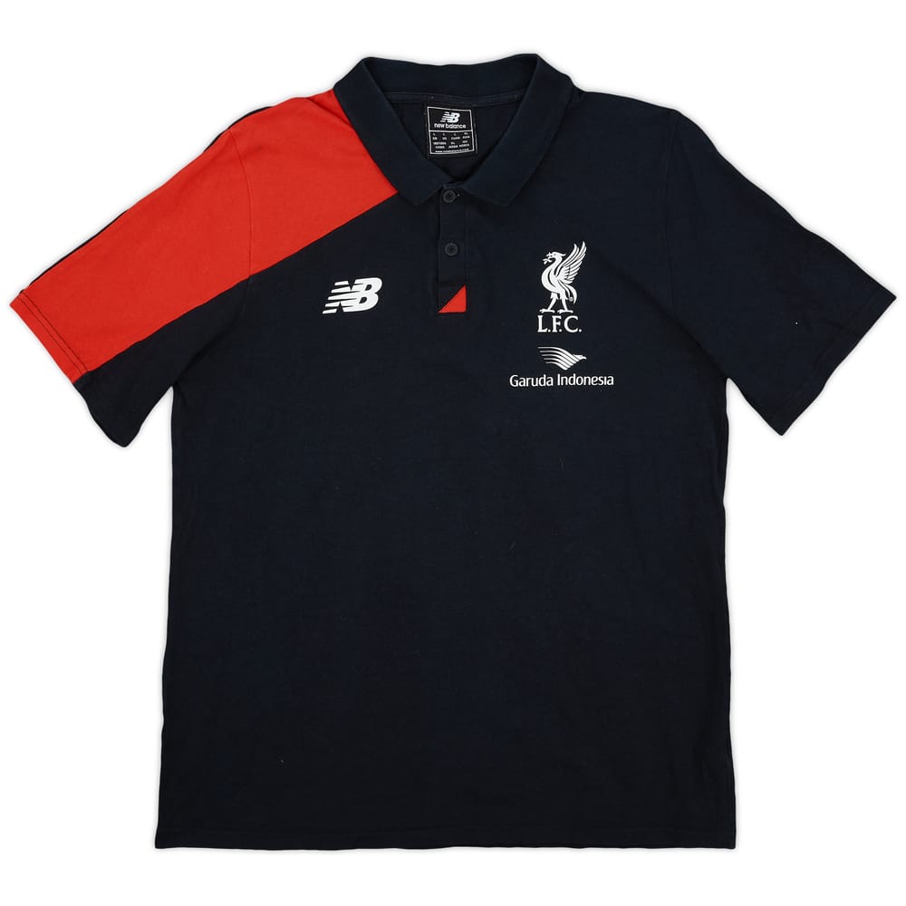 2015-16 Liverpool New Balance Polo Shirt - 8/10 - (L)