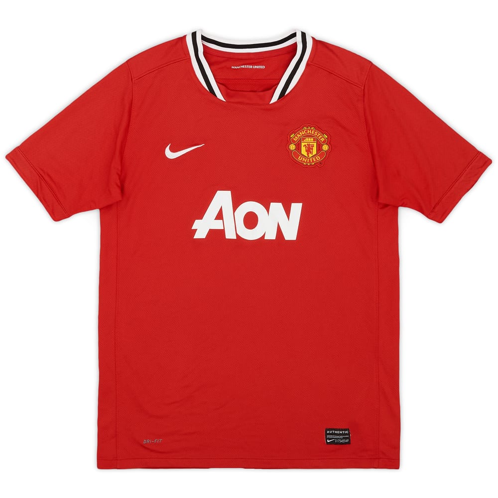 2011-12 Manchester United Home Shirt - 8/10 - (XL.Boys)