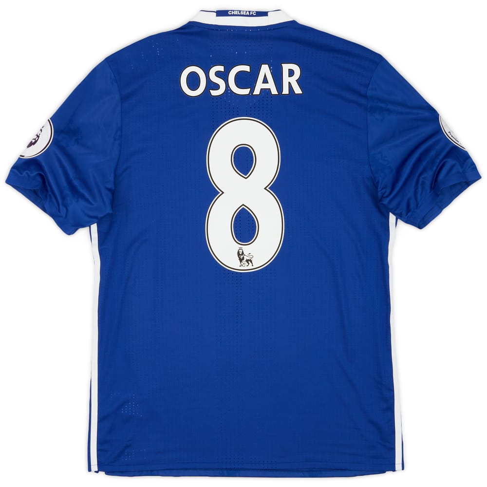 2016-17 Chelsea Authentic Home Shirt Oscar #8 (L)