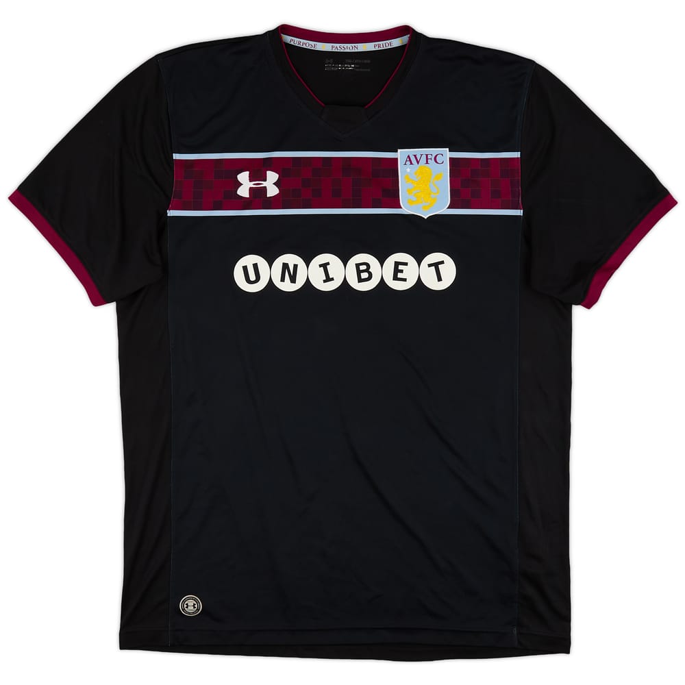 2017-18 Aston Villa Away Shirt - 4/10 - (XXL)