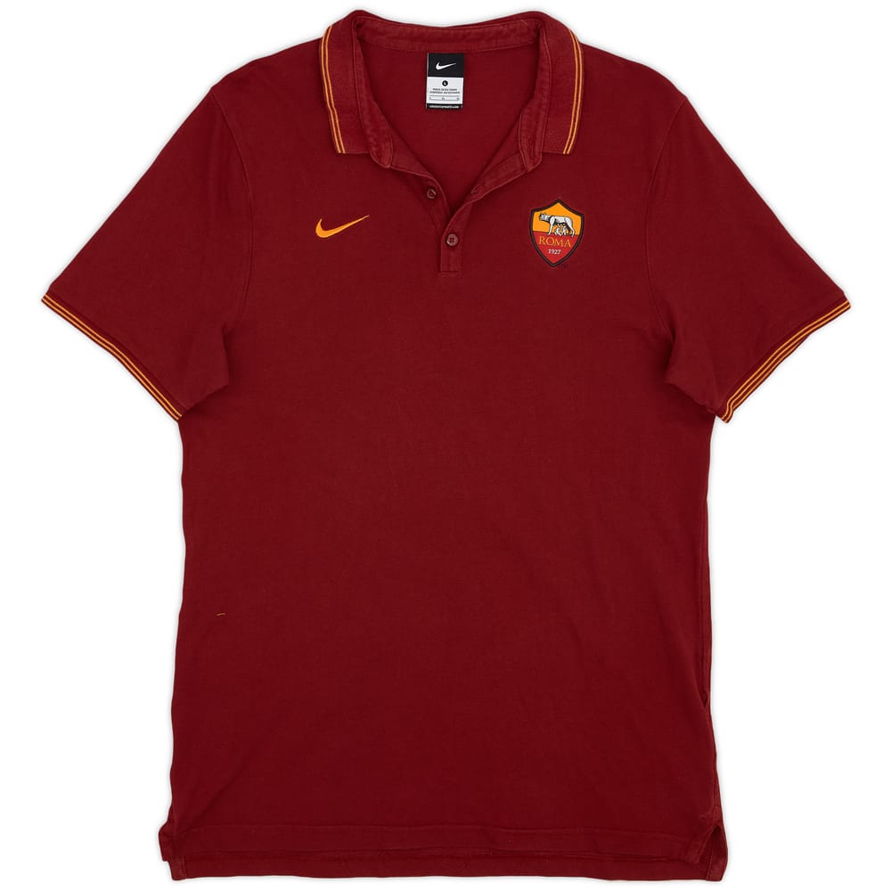 2014-15 Roma Nike Polo Shirt - 8/10 - (L)