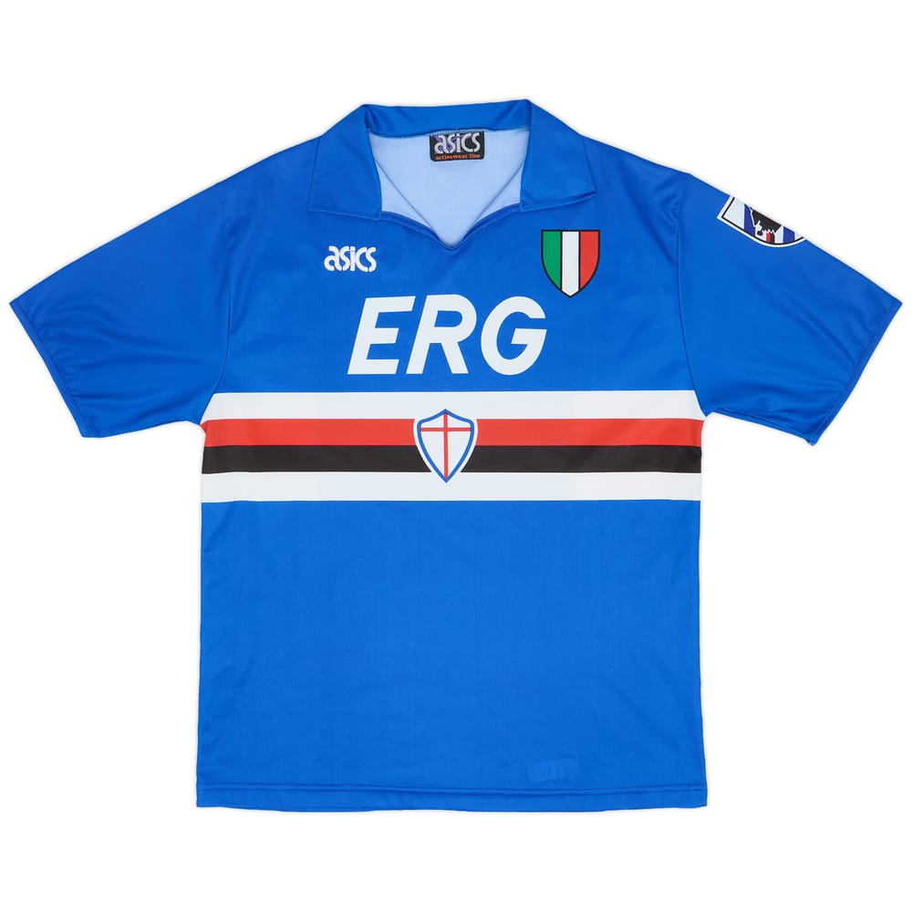 1991-92 Sampdoria Home Shirt - 8/10 - (L)