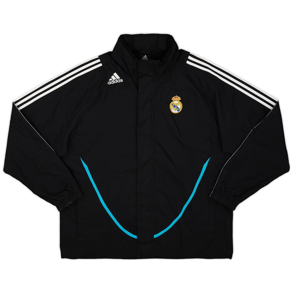 2008-09 Real Madrid adidas Hooded Rain Jacket - 8/10 - (L/XL)