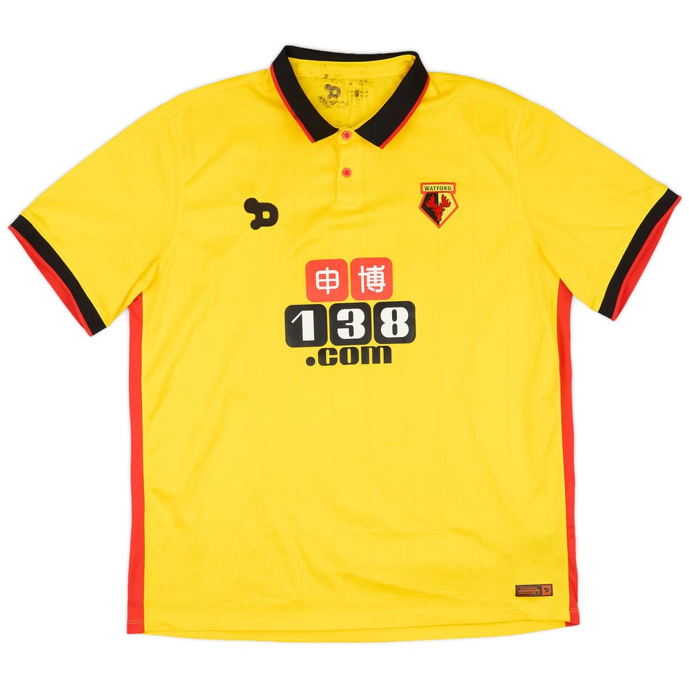 2016-17 Watford Home Shirt - 7/10 - (XL)