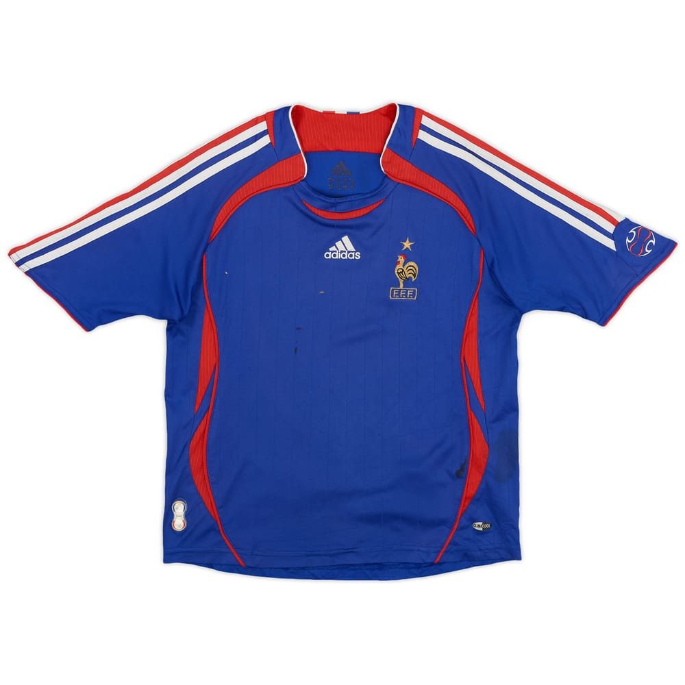 2006-07 France Home Shirt - 6/10 - (7-8 Years)