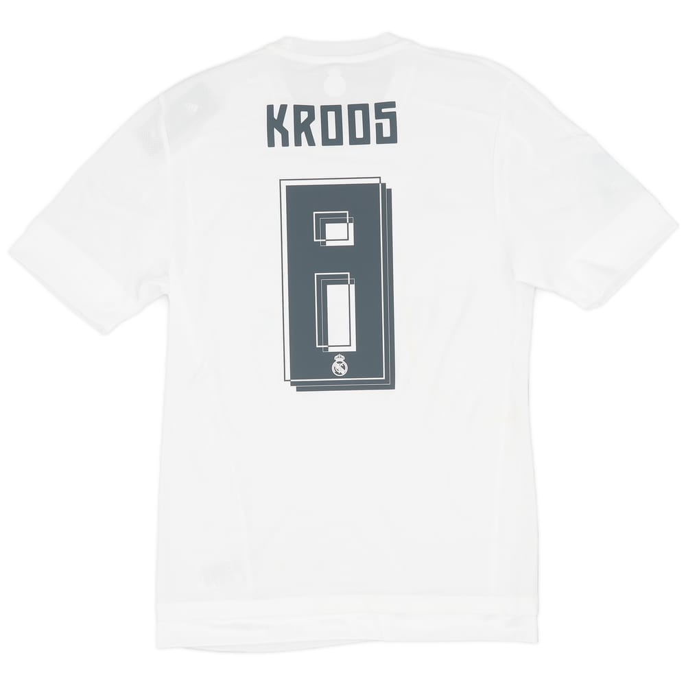 2015-16 Real Madrid Home Shirt Kroos #8 (M)