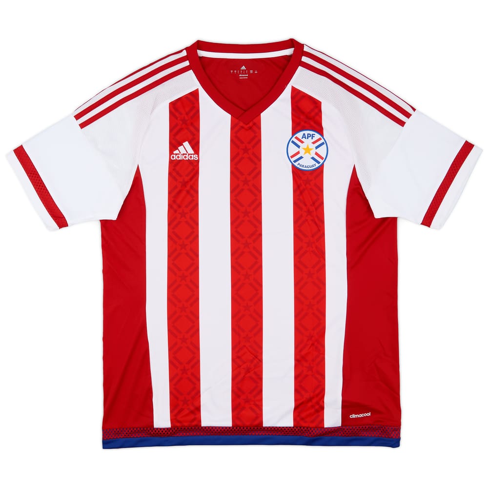 2015 Paraguay Copa America Home Shirt - 8/10 - (L)