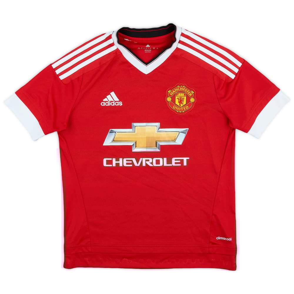 2015-16 Manchester United Home Shirt - 7/10 - (L.Boys)