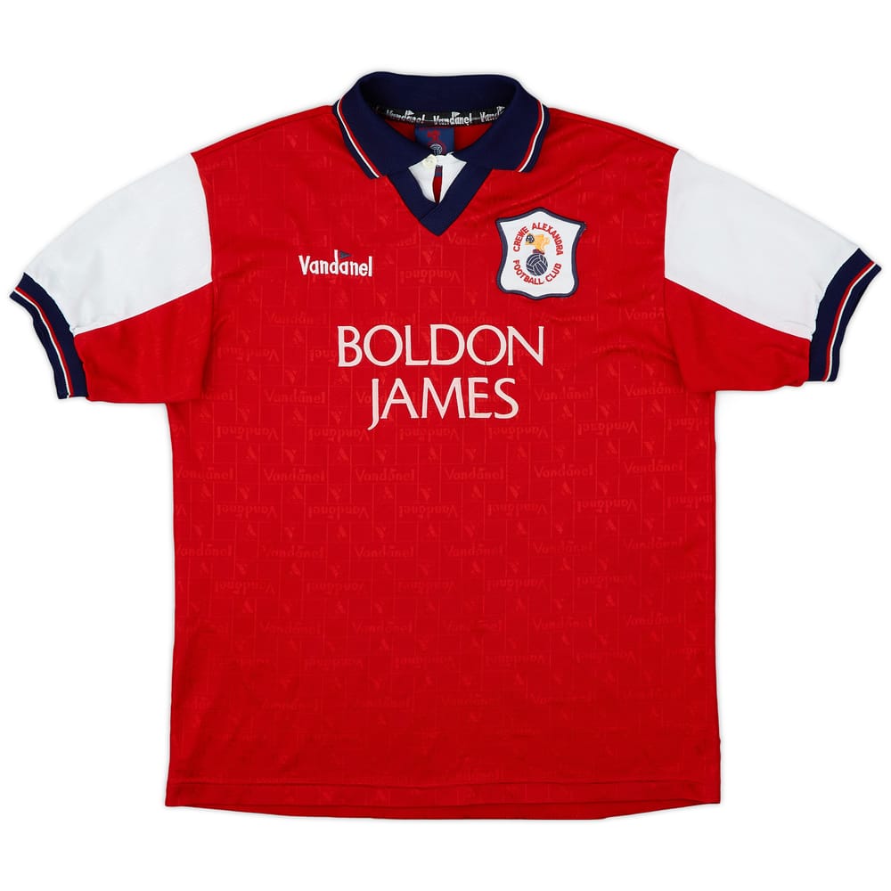 1995-96 Crewe Alexandra Home Shirt - 8/10 - (Y)