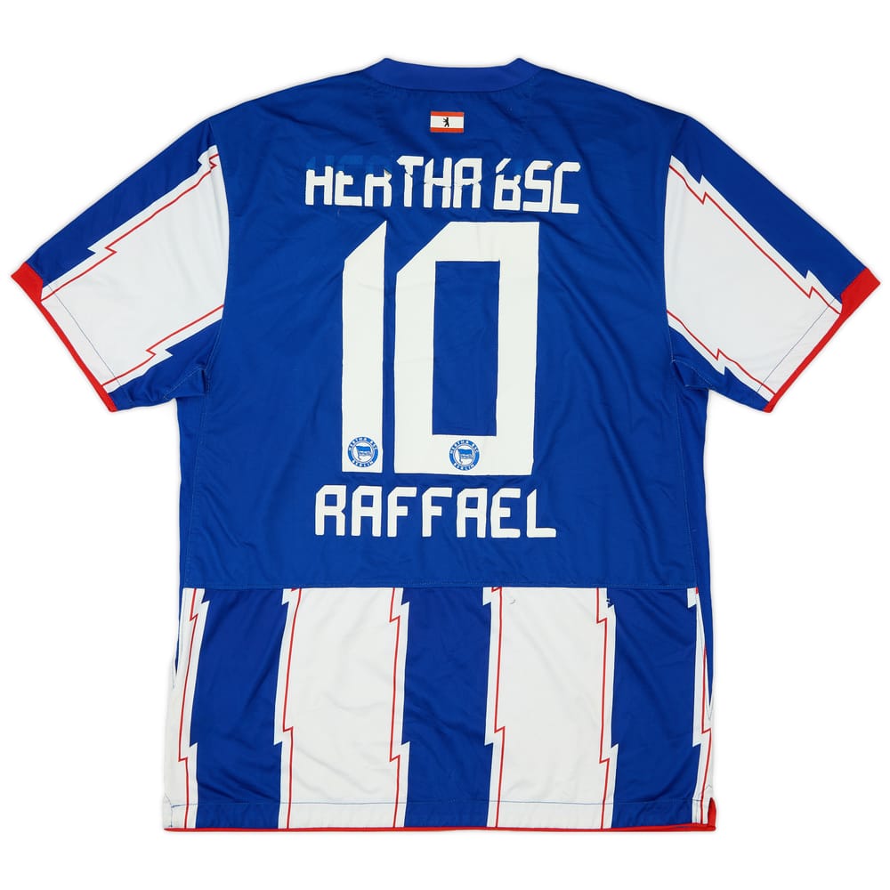 2010-11 Hertha Berlin Home Shirt Raffael #10 - 3/10 - (L)