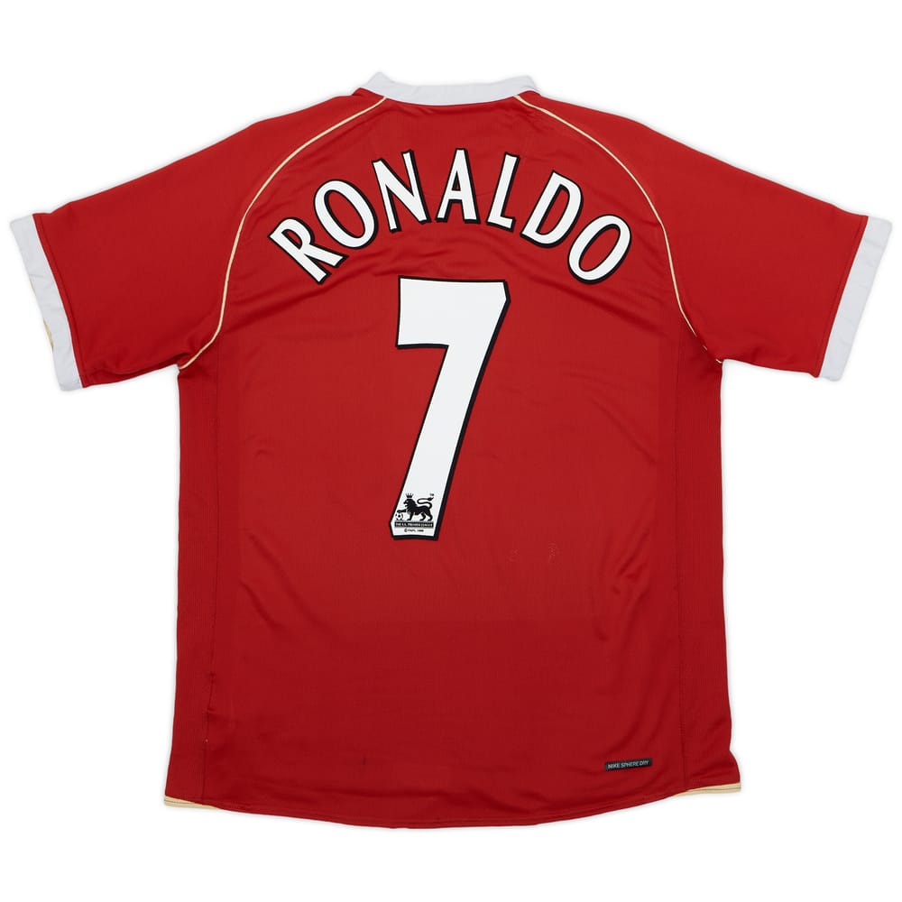 2006-07 Manchester United Home Shirt Ronaldo #7 - 7/10 - (M)