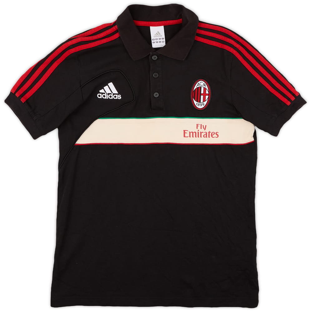 2012-13 AC Milan adidas Polo Shirt - 6/10 - (S)