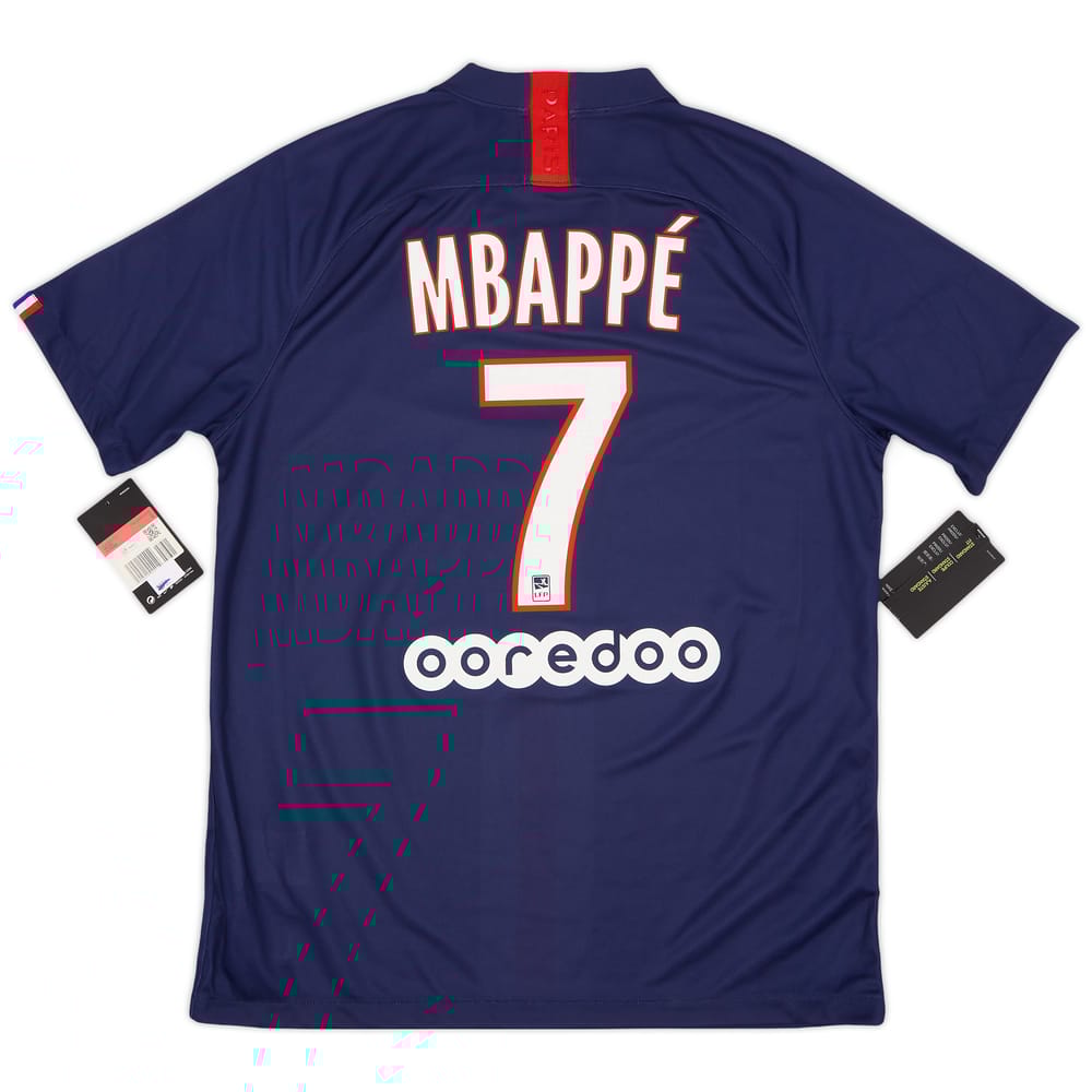 2019-20 Paris Saint-Germain Home Shirt Mbappe #7 (L)