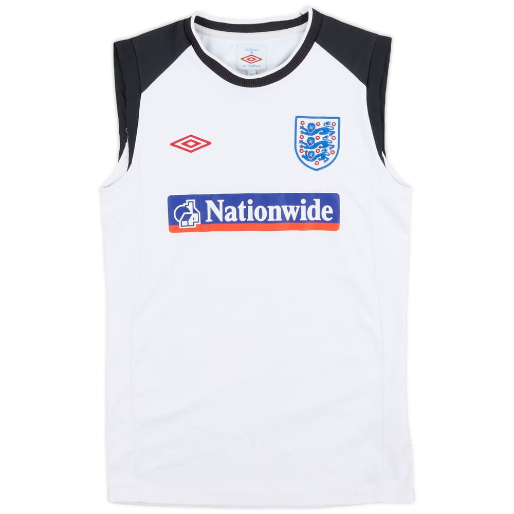 2009-10 England Umbro Training Vest - 8/10 - (M.Boys)