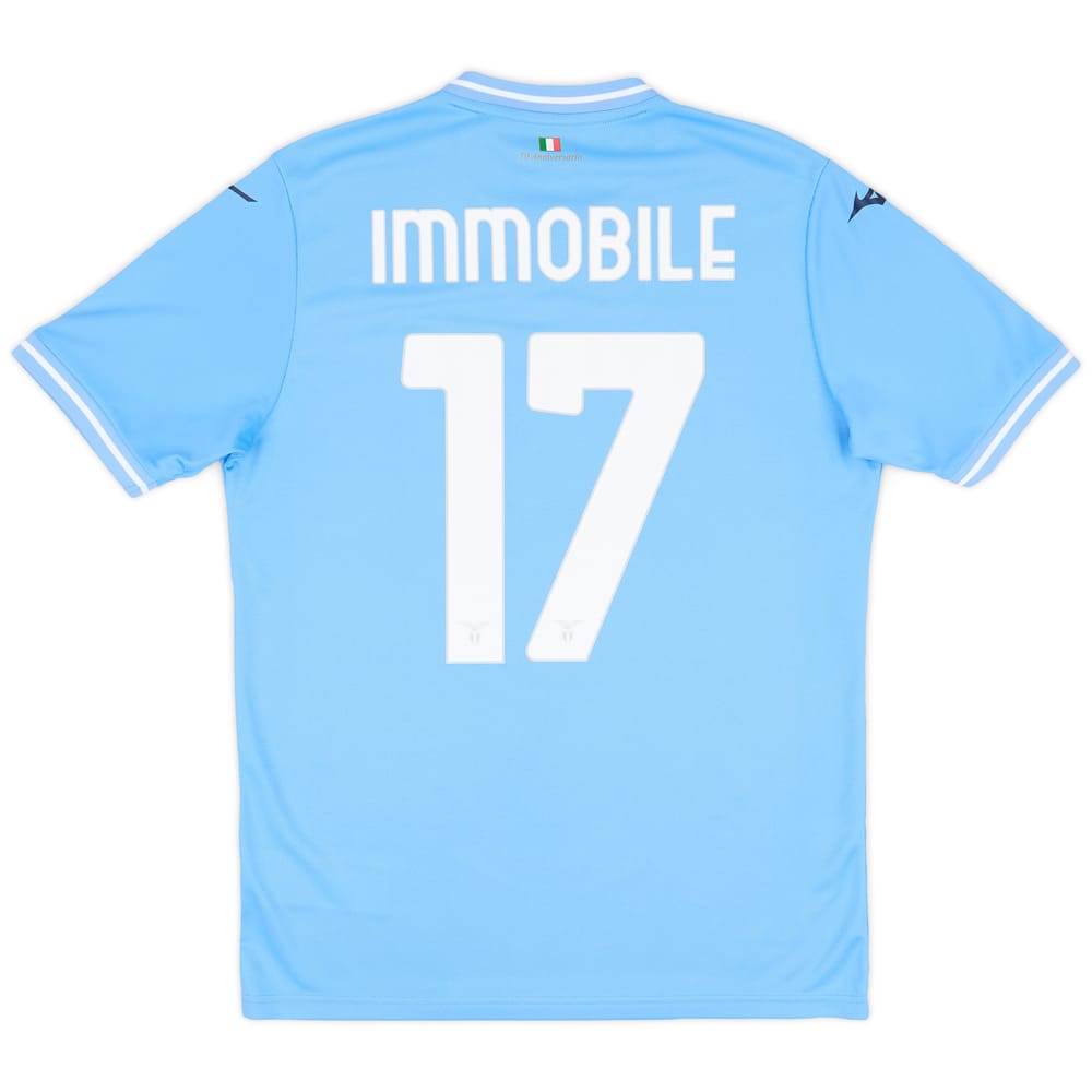 2023-24 Lazio Home Shirt Immobile #17