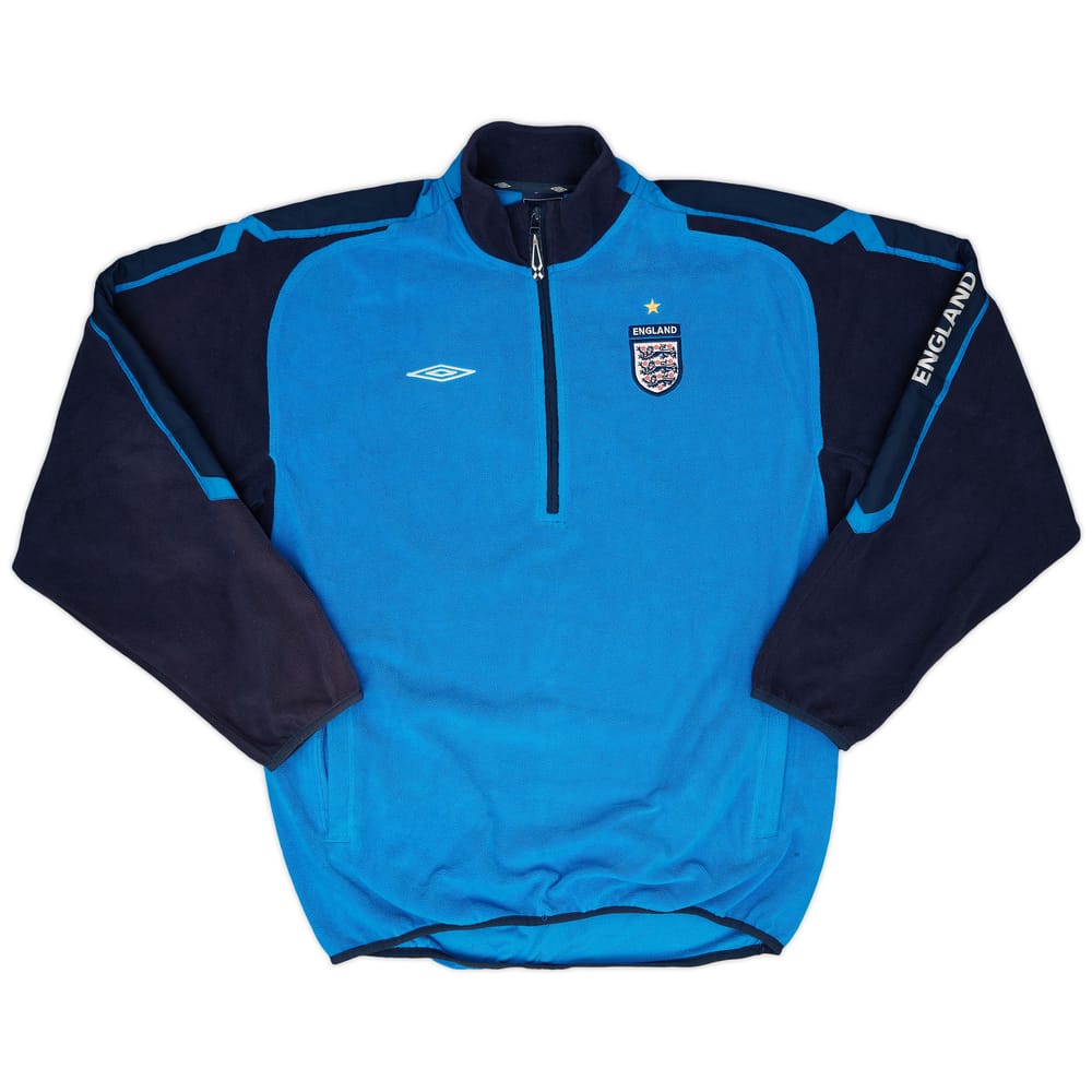 2004-05 England Umbro 1/4 Zip Fleece Jacket - 8/10 - (L)