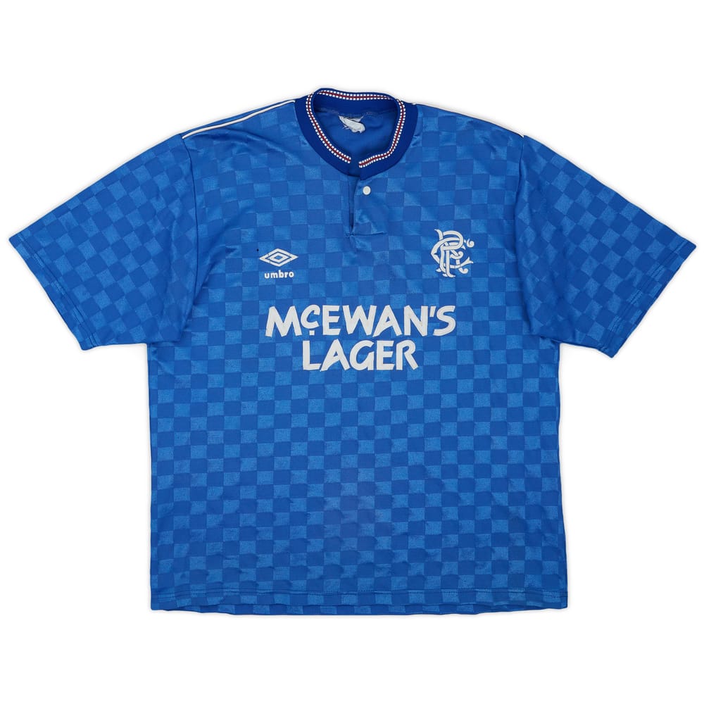 1987-90 Rangers Home Shirt - 5/10 - (M)