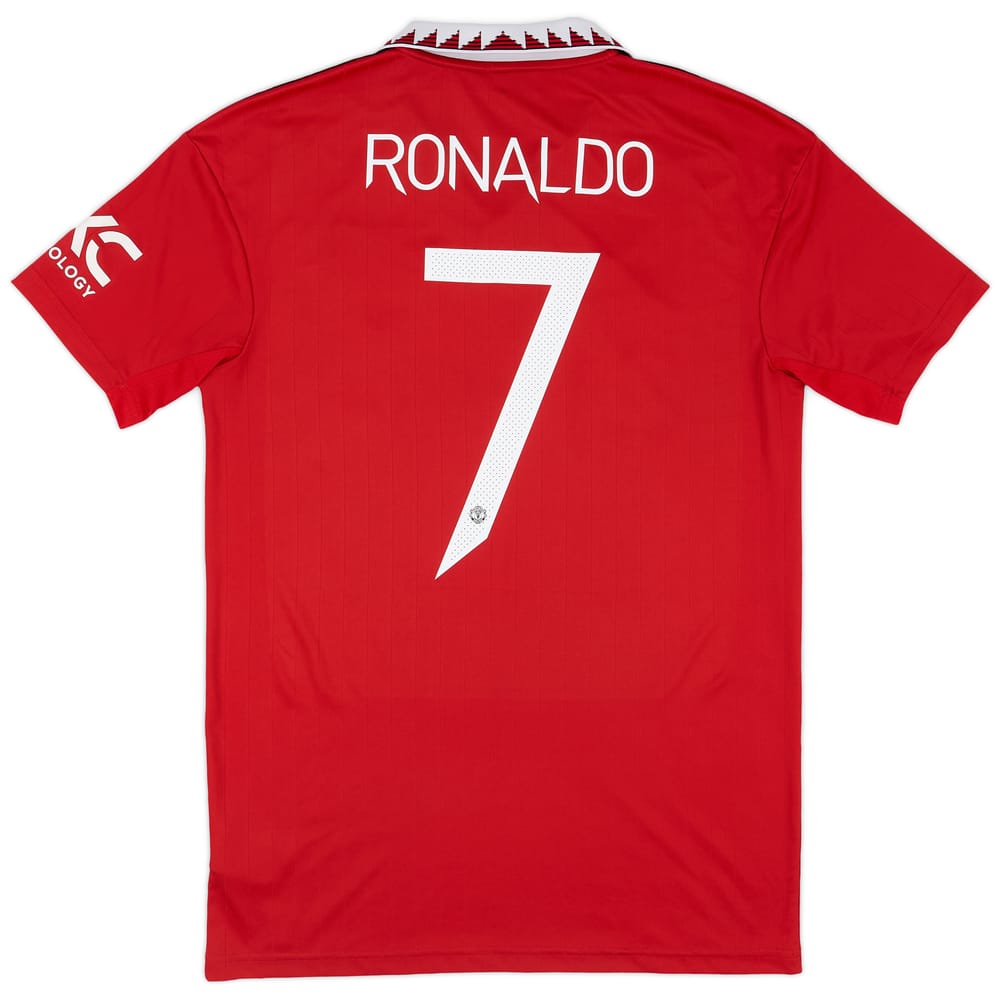 2022-23 Manchester United Home Shirt Ronaldo #7 - 8/10 - (M)