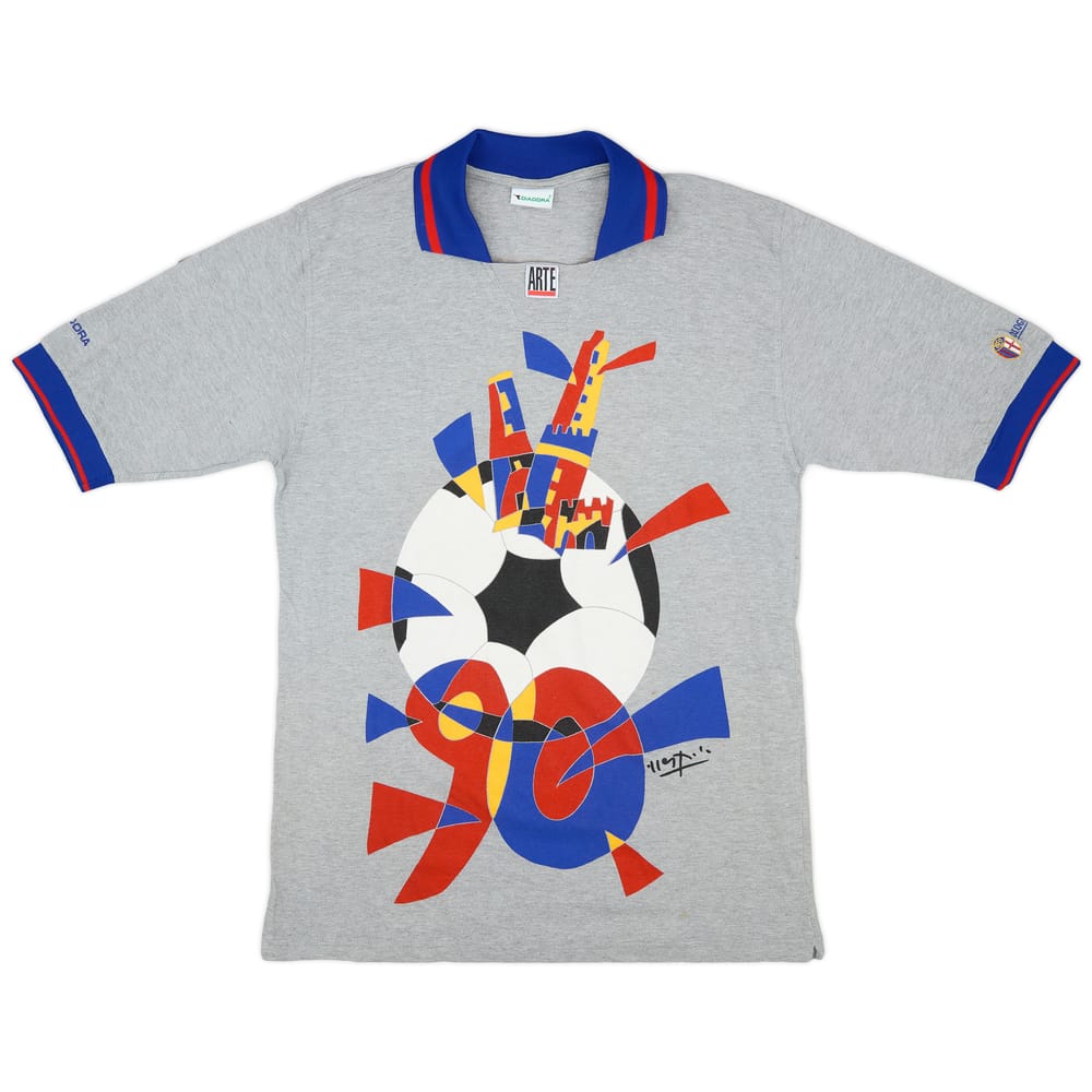 1996-00 Bologna Diadora 90th Anniversary Polo Shirt - 9/10 - (XL)