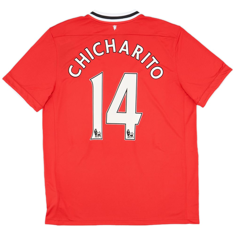 2011-12 Manchester United Home Shirt Chicharito #14 (XL)