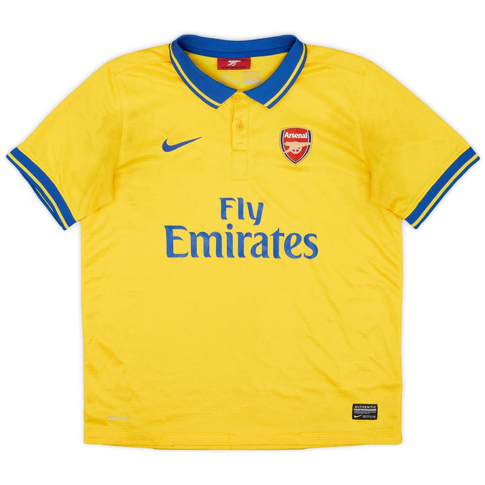 2013-14 Arsenal Away Shirt - 7/10 - (XL.Boys)