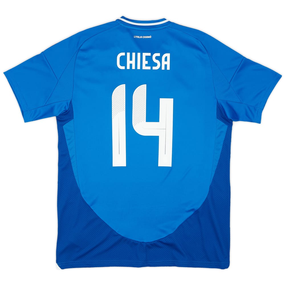 2024-25 Italy Home Shirt Chiesa #14