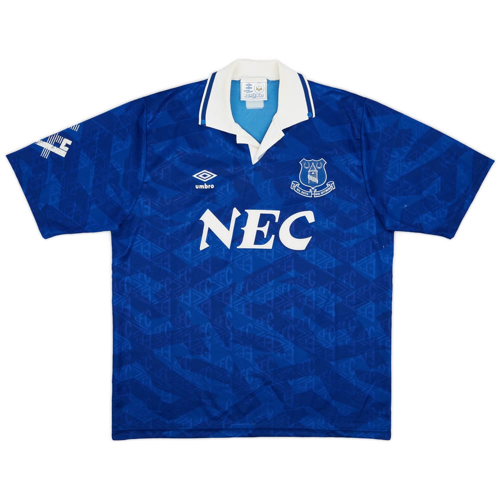 1991-93 Everton Home Shirt - 7/10 - (XL)