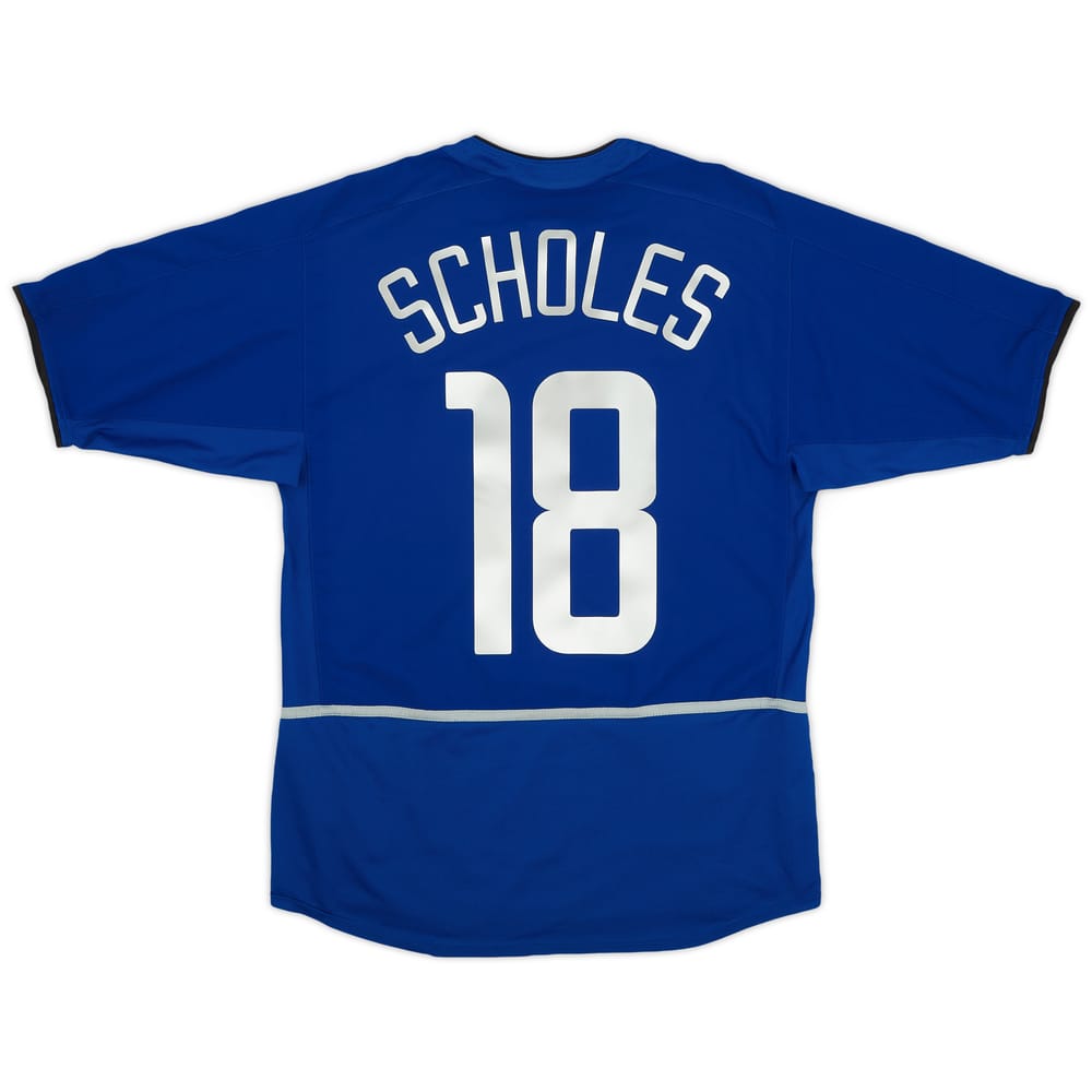 2002-03 Manchester United Third Shirt Scholes #18 - 7/10 - (S)