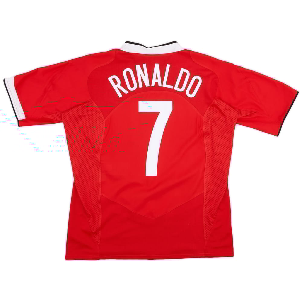 2004-06 Manchester United Home Shirt Ronaldo #7 - 7/10 - (L)