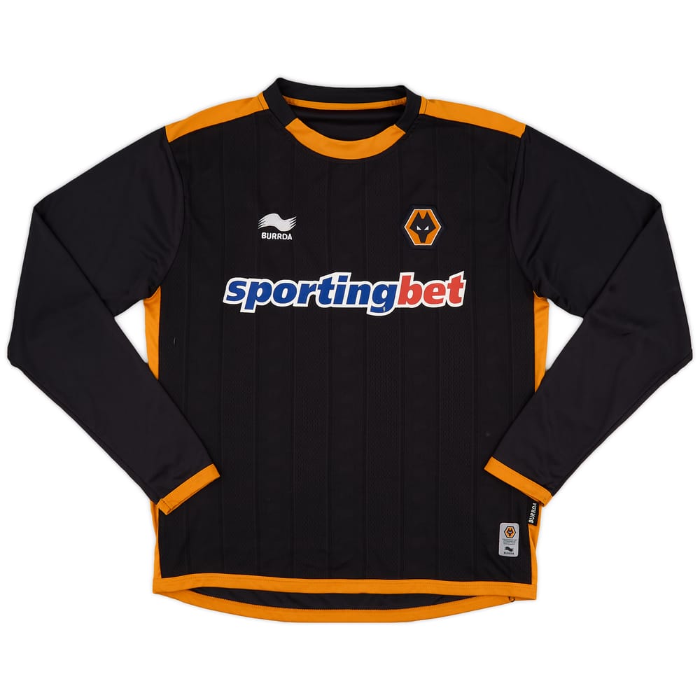 2010-12 Wolves Away L/S Shirt - 7/10 - (M)