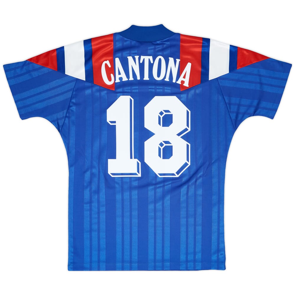 1992-94 France Home Shirt Cantona #18 - 8/10 - (S)