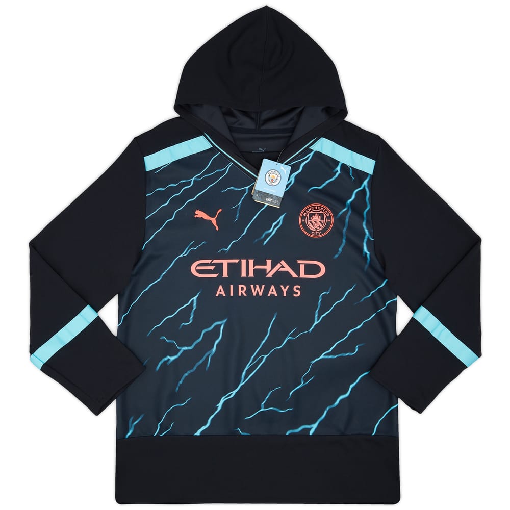 2023-24 Manchester City Puma Oversize Winter Hooded Top