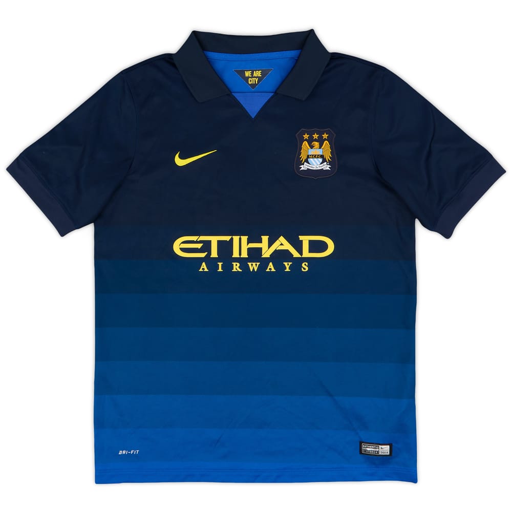 2014-15 Manchester City Away Shirt - 8/10 - (XL.Boys)