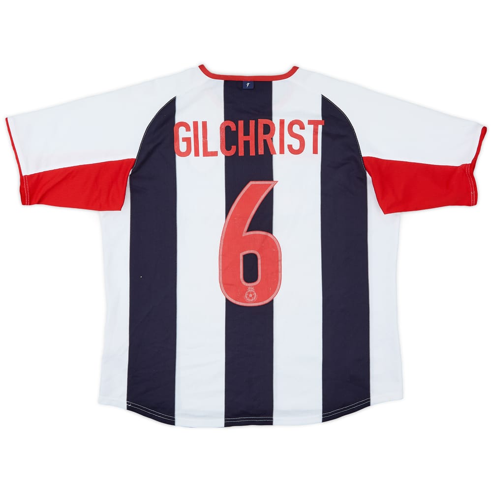 2003-04 West Brom Home Shirt Gilchrist #6 - 7/10 - (L.Boys)