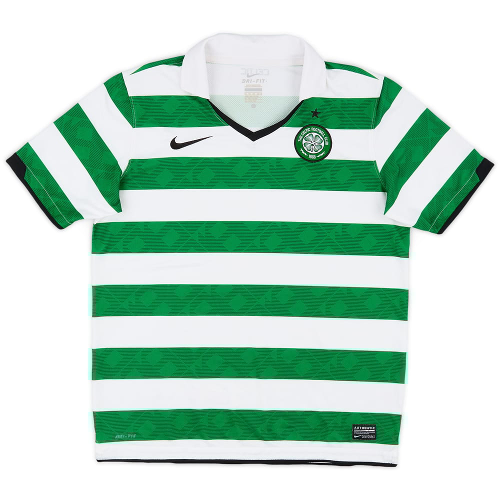 2010-12 Celtic Home Shirt - 7/10 - (XL.Boys)