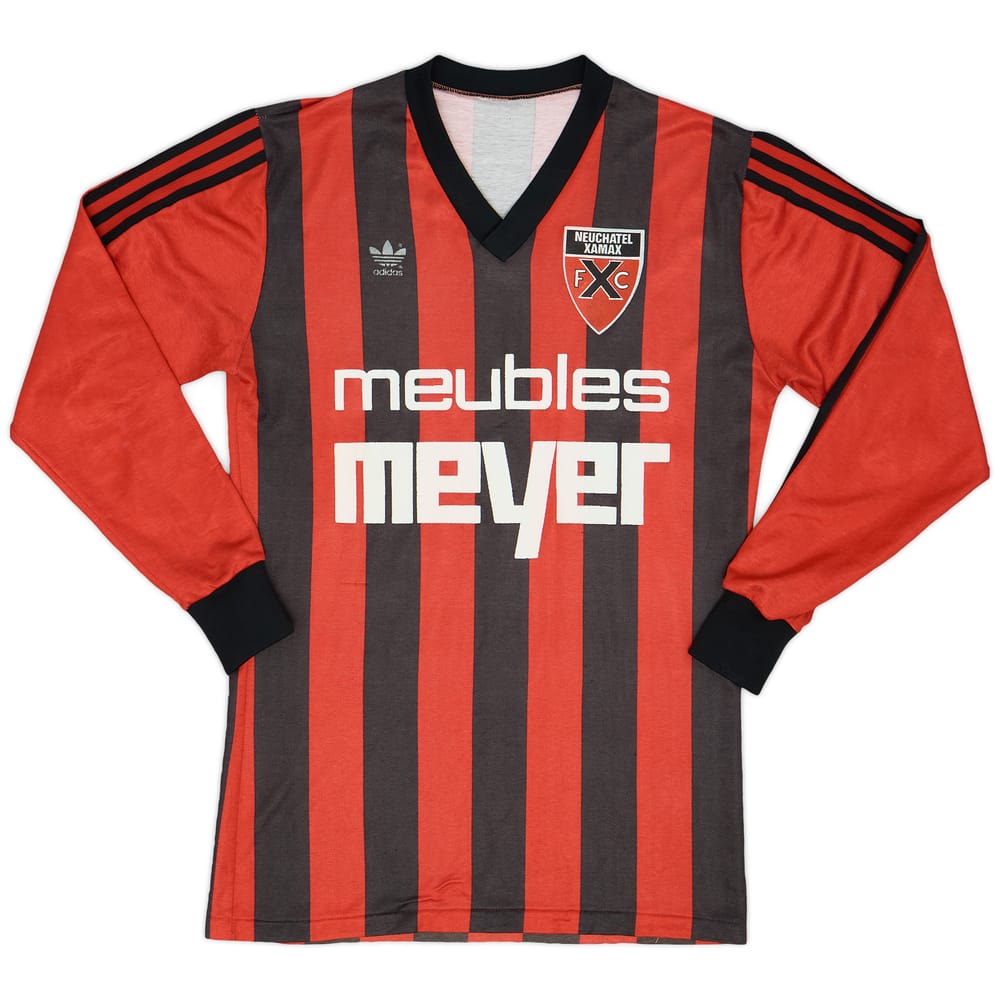 1985-87 Neuchatel Xamax Home L/S Shirt - 6/10 - (M)