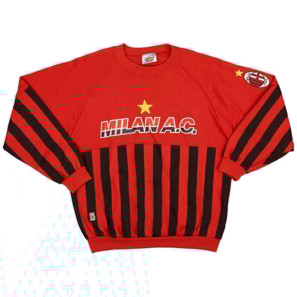 1990-91 AC Milan Le Felpe dei Grandi Club Sweat Top - 8/10 - (M)