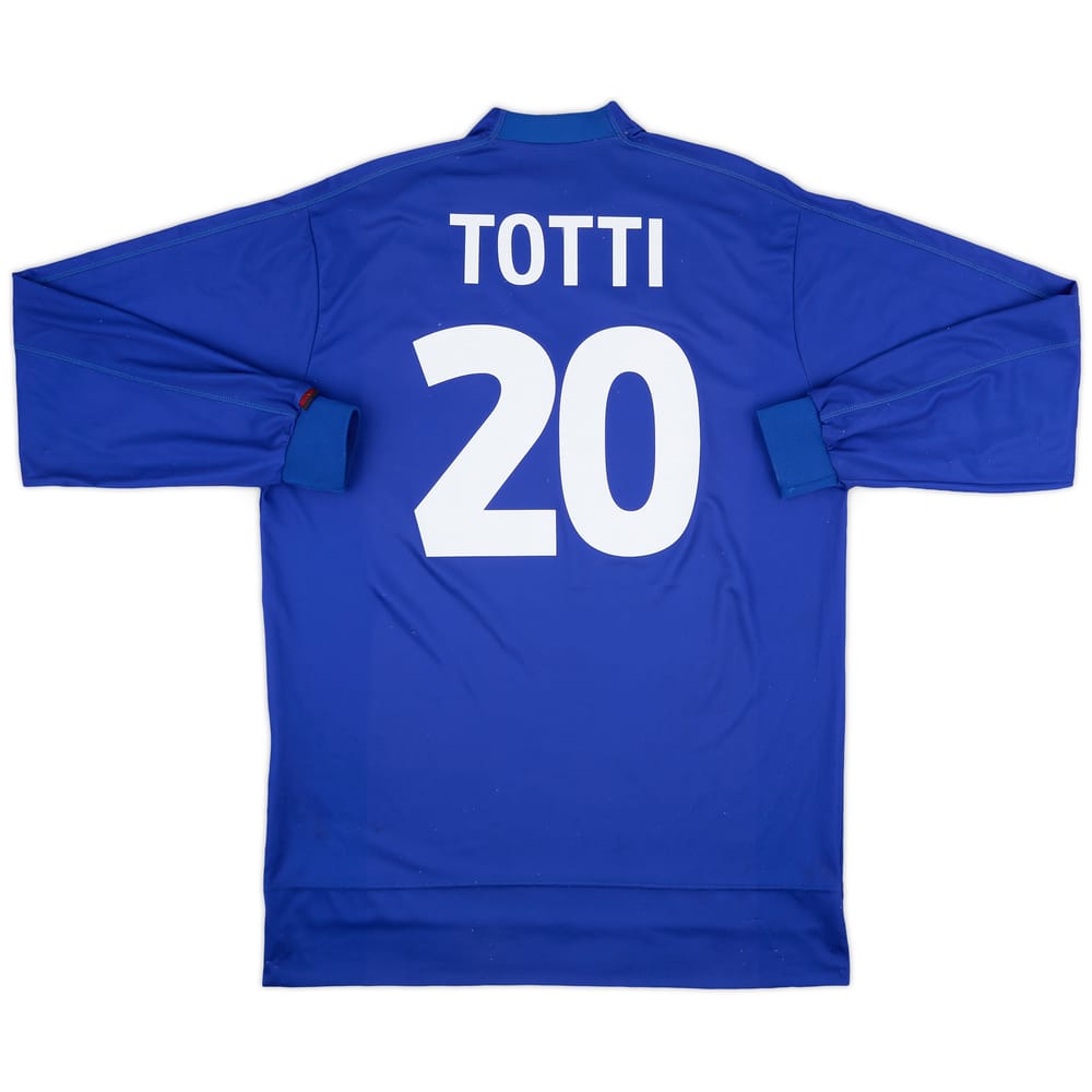 1998-99 Italy Home L/S Shirt Totti #20 - 7/10 - (XXL)