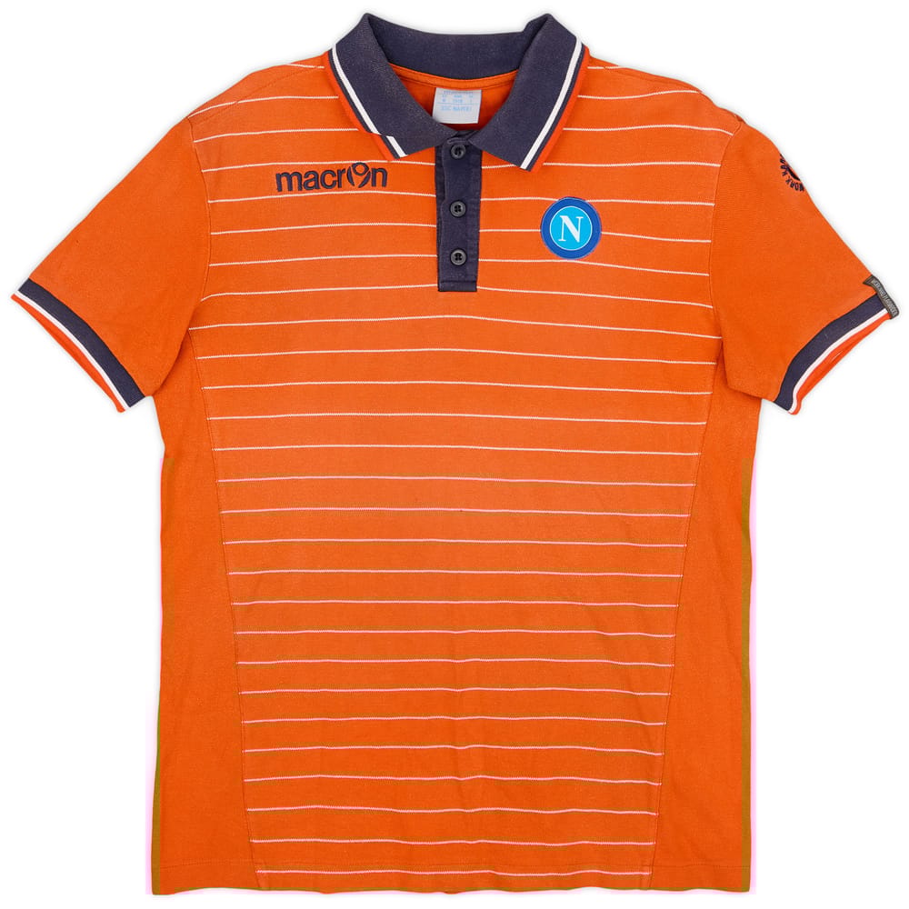 2009-10 Napoli Macron Polo Shirt - 8/10 - (M)