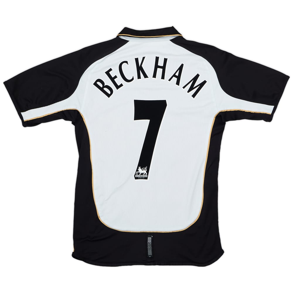 2001-02 Manchester United Centenary Away/Third Shirt Beckham #7 - 6/10 - (S)